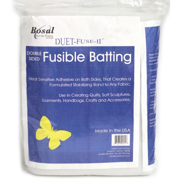 Bosal Duet II Double-Sided Fusible Batting Sale