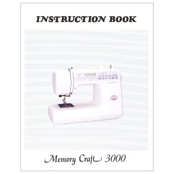 Janome MC3000 Instruction Manual Online Hot Sale