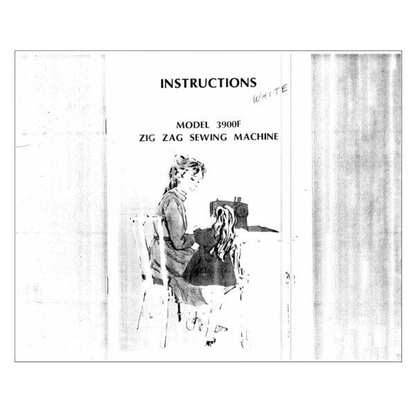 White 3900 Instruction Manual Online now