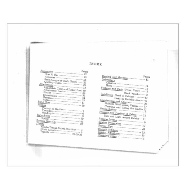 White 714 Instruction Manual Discount - Image 2