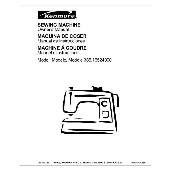 Kenmore 385.16524000 Instruction Manual Online