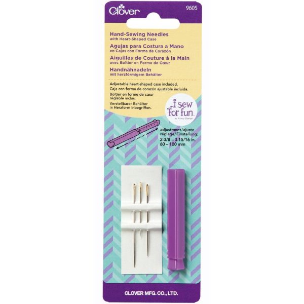 I Sew for Fun, Hand-Sewing Needles with Heart-Shaped Case on Sale - Image 3
