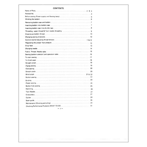 White 1744 Instruction Manual Hot on Sale - Image 2