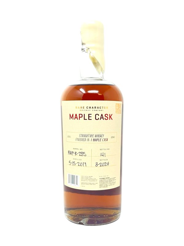 Rare Character MAP-R-235 Whiskey Kentucky Straight Rye Finished in Maple Cask 114.38 Proof For Discount - Image 2
